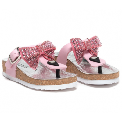 Slipper / T sandaal Roze Monnalisa Slipper / T sandaal Roze Monnalisa